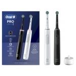 Szczoteczka elektryczna Oral-B Pro 3 CA Duo czarna & biała