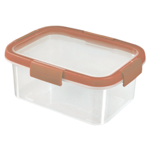 Pojemnik na żywność prostokątny Smart fresh Mix miętowy/ jasnoszary/ brzoskwiniowy 1,2L Curver