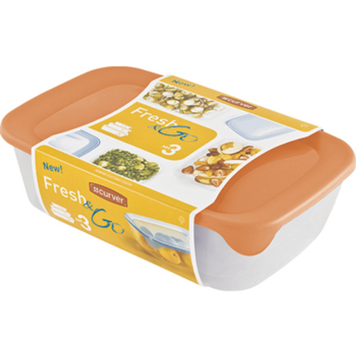 Zestaw pojemników prostokątnych Fresh&go Mix miętowy/ jasnoszary/ brzoskwiniowy 2L+1L+0,5L Curver 1768521870808-45721-3-wpt3jj.png