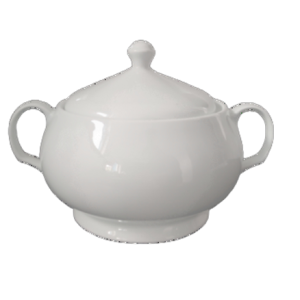 Waza porcelanowa biała 3 L Porcelana Bogucice