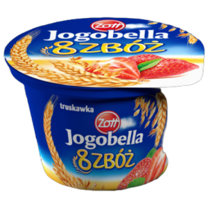 Jogobella 8 zbóż truskawkowy Zott 200 g