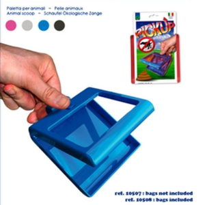 Szczypce / łopatka do odchodów, wymiary: 17 x 13 x 3 cm