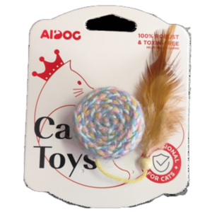 Zabawka dla kota z włóczki AIDOG