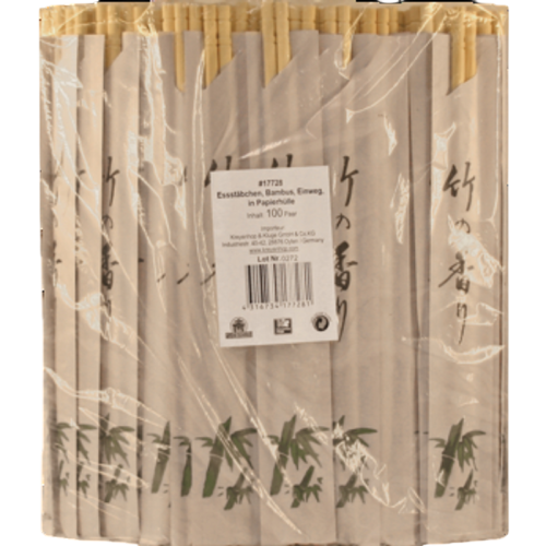 Pałeczki bambusowe w opakowaniu papierowym 100 par JADE TEMPLE 255364beab3e4d5d8c5de206210b0489.png