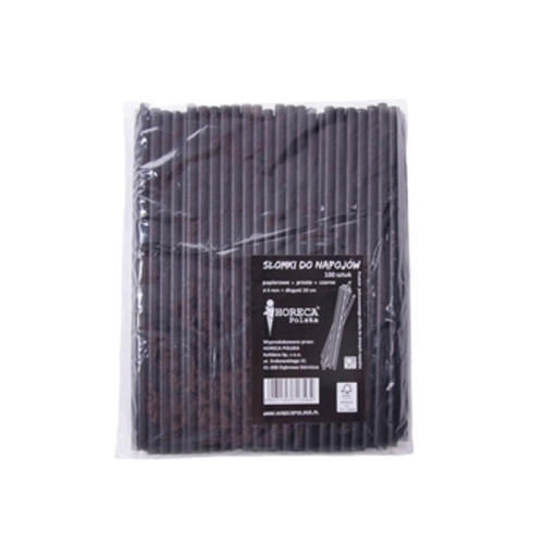 Słomki papierowe czarne proste -opakowanie 100szt. HORECA POLSKA 1768506534330-16452-3-oz64z.png