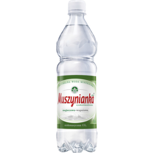 Muszynianka Plus Naturalna woda mineralna częściowo odgazowana, wysokozmineralizowana , niskonasycona CO2 0,6 l