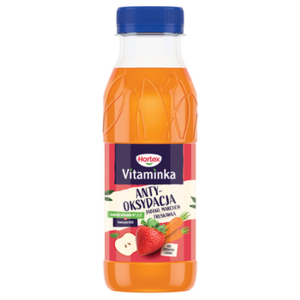 Hortex Vitaminka jabłko, marchew, truskawka Sok butelka aPet 300ml