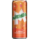 Mirinda Orange Napój gazowany o smaku pomarańczowym 330 ml