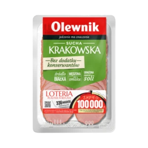 Sucha krakowska bez konserwantów 80 g Olewnik
