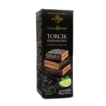 Kopernik Torcik piernikowy w czekoladzie deserowej z nadzieniem o smaku limonki 180 g