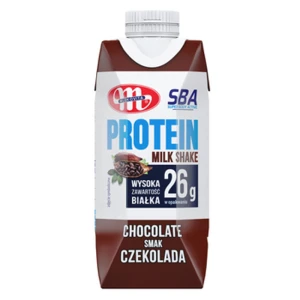 Mlekovita SBA Napój proteinowy o smaku czekoladowym UHT 350g