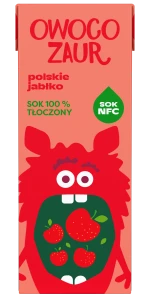 OWOCOZAUR sok jabłkowy NFC 200 ml