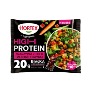 Hortex Warzywa z Tofu w sosie teriyaki High Protein 450g