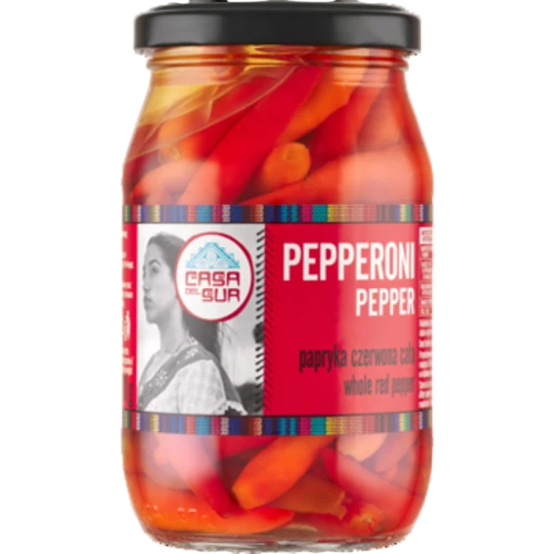 Casa del Sur papryka pepperoni czerwona cała 325g 6d32cfb8b3af6f838ee05adb3a7163b0.png