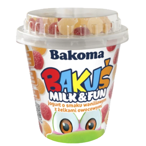 Bakuś Milk&Fun Jogurt o smaku waniliowym z żelkami 125g 5bb031f203c7099d413be22ab50a29ed.png