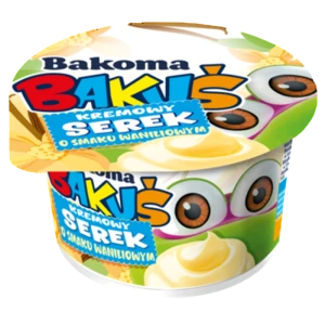 Serek kremowy Bakuś Waniliowy 125g