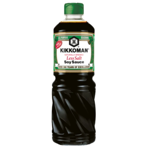 Kikkoman Sos sojowy Less Salt 975 ml 56f1919da31855343b6cebd55d07b70e.png