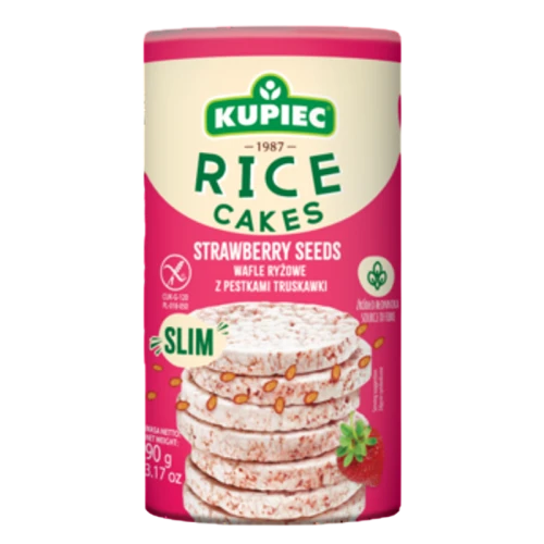 Kupiec Wafle ryżowe z suszonymi pestkami truskawki 90g c269c1a77a42d9a280499fef79f85a37.png