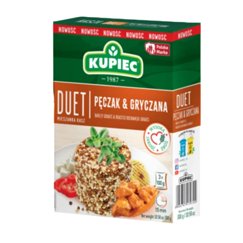 Kupiec Duet Kasza jęczmienna pęczak i kasza gryczana prażona 3x100g ee5c44f33b9a5c473757652eee10e4dd.png
