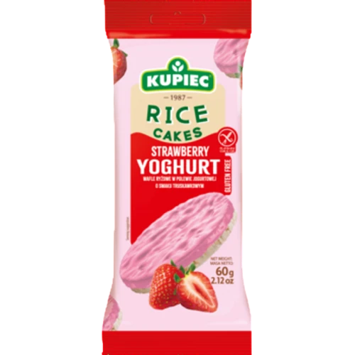 Kupiec Wafle ryżowe w polewie jogurtowej o smaku truskawkowym 60g 3bd79d30fc95f602f40574884ba5e49f.png