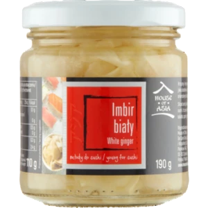 House of Asia imbir do sushi biały 190g