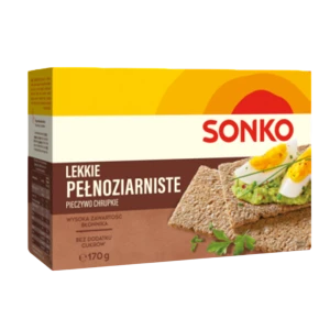 Sonko. Lekkie pełnoziarniste. Pieczywo chrupkie 170 g.