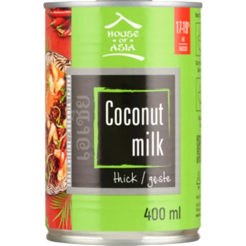 House of Asia Mleczko kokosowe 17-19% 400ml bac0f6c99c62939f51d8e2e9f78ef6ee.png