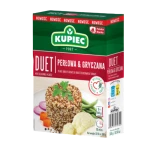 Kupiec Duet Kasza jęczmienna perłowa i kasza gryczana prażona 3x100g
