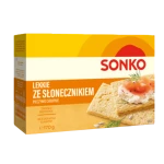 Sonko. Lekkie ze słonecznikiem. Pieczywo chrupkie 170 g.