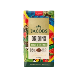 Kawa mielona Jacobs Origins Brazil&Colombia 450g