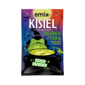 Kisiel błyskawiczny zielona żaba kiwi-limonka emix 30g