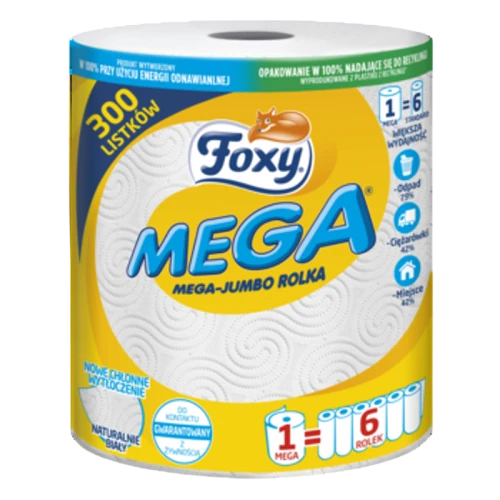 Ręcznik Kuchenny Foxy Mega JUMBO 1rolka a0605fab64f880e82d26351222da0751.png