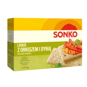 Sonko. Lekkie z orkiszem i dynią. Pieczywo chrupkie 170 g.