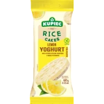 Kupiec Wafle ryżowe w polewie jogurtowej o smaku cytrynowym 60g