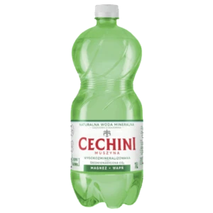Woda Cechini Muszyna 1 l średnionasycona