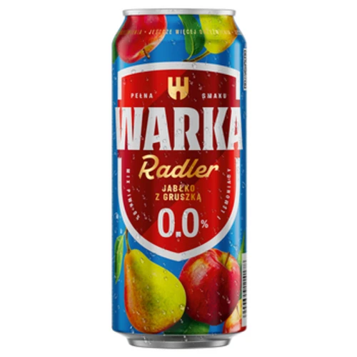 Warka Radler 0% Jabłko-Gruszka 500 ml Puszka 1775830294981-1qeojr.png
