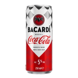 Bacardi Napój alkoholowy 5% z Coca-Cola 250 ml