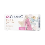 Cleanic Pure Cotton Tampony Mini 16 szt. (100% bawełna organiczna)