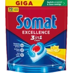Somat Kapsułki do zmywarki 3in1 Lemon 70 szt.
