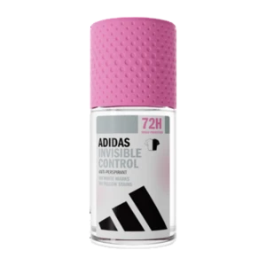 adidas Invisible Control antyperspirant w kulce dla kobiet bez żóltych plam i białych śladów, 50 ml