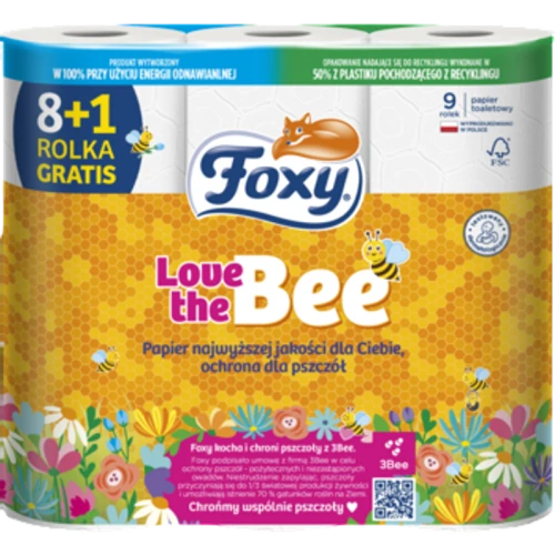 Papier toaletowy Foxy Love The Bee 8+1 1775823212830-esq9as.png