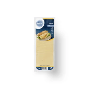 Gouda 48 % f.i.d.m. plastry 1kg Ankly