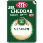 Mlekovita Ser Cheddar Mild White plastry 300g
