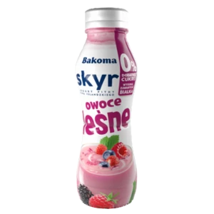 Bakoma SKYR pitny 0% cukru OWOCE LEŚNE 300 g