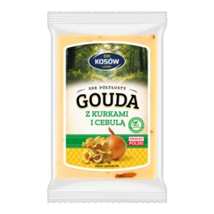 Ser Gouda z kurkami i cebulą 250g OSM Kosów