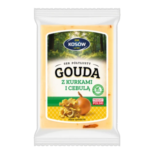 Ser Gouda z kurkami i cebulą 250g OSM Kosów 4f0126368a72a74428bcb5d624ede593.png