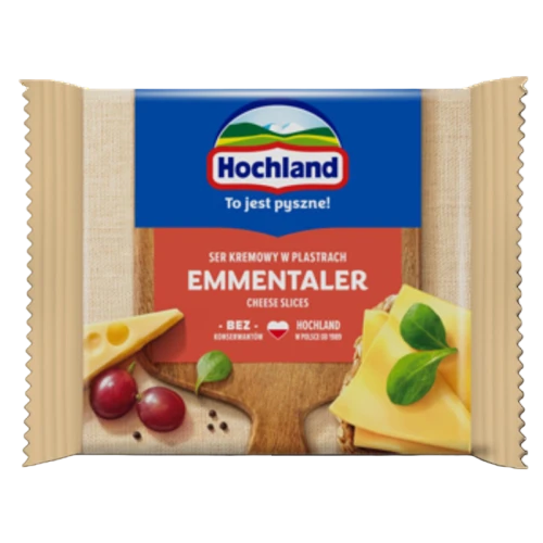 Hochland Emmentaler. Ser kremowy topiony w plastrach z Emmentalerem 130g image-editor%2Fzip-import%2F1776698382077-24-2eba3ed5b47b.png