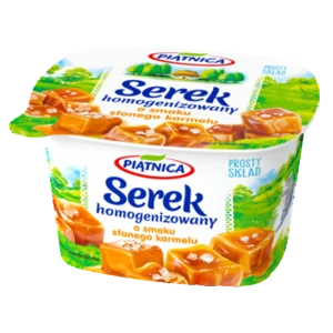 Piątnica Serek Homogenizowany o smaku słonego karmelu 150g