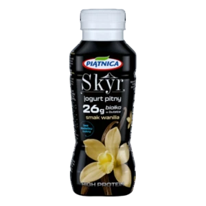 Skyr jogurt pitny wysokobiałkowy waniliowy Piątnica 360g