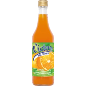 Zaprawa do napojów o smaku pomarańczowym 500 ml bez cukru. Victor